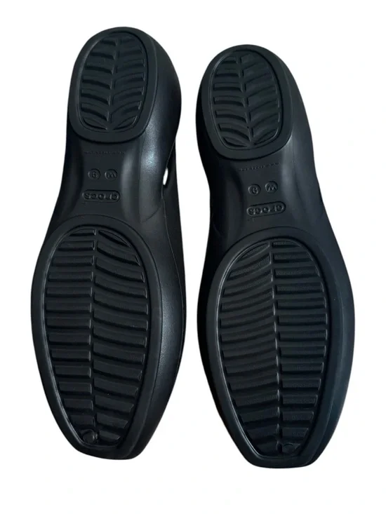 Crocs Sloane Ballet Flats Women's Size 9 Black Slip On Comfort Shoes - Picture 7 of 7